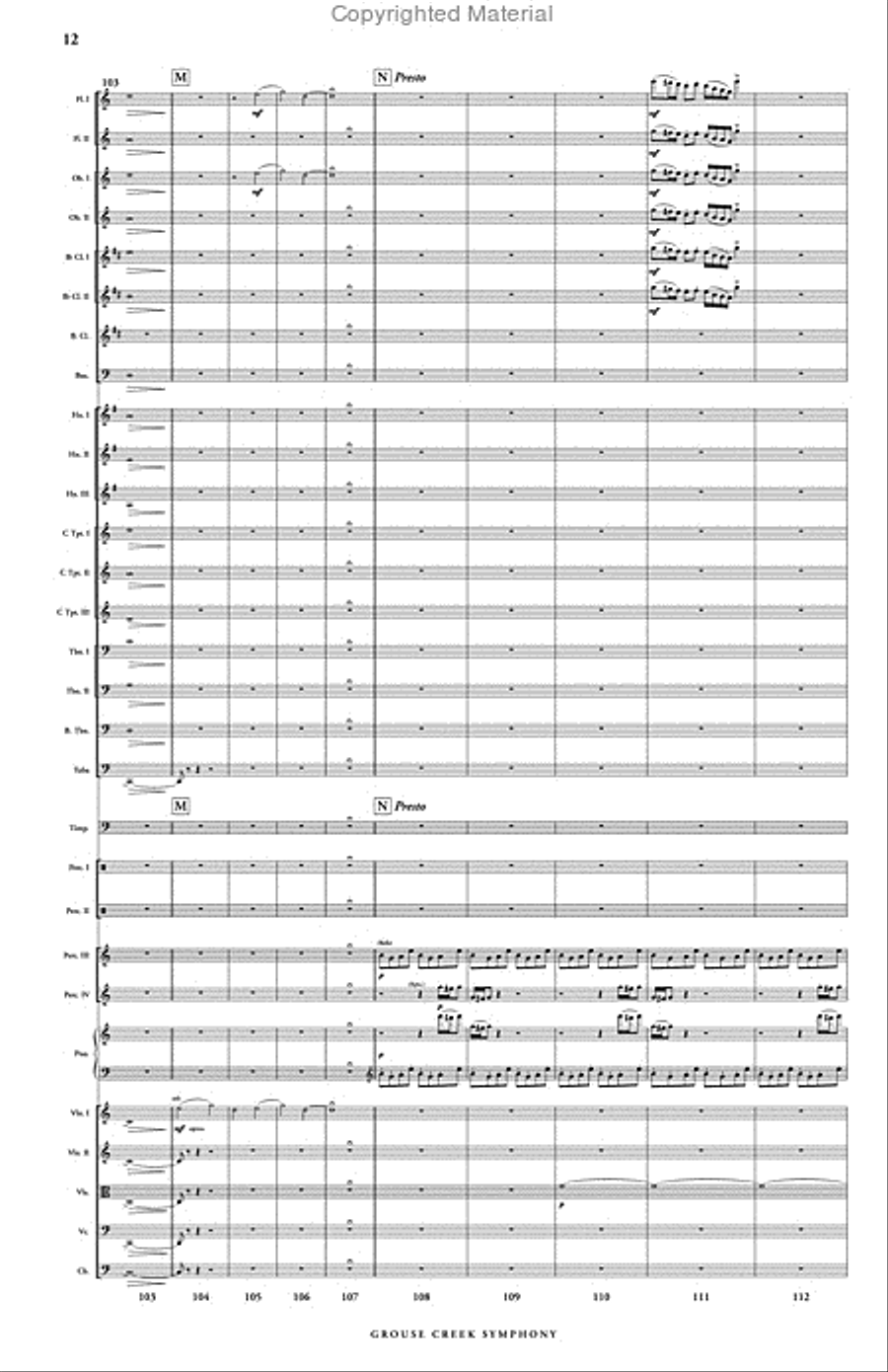 Grouse Creek Symphony Full Orchestra scores gallery preview page 13