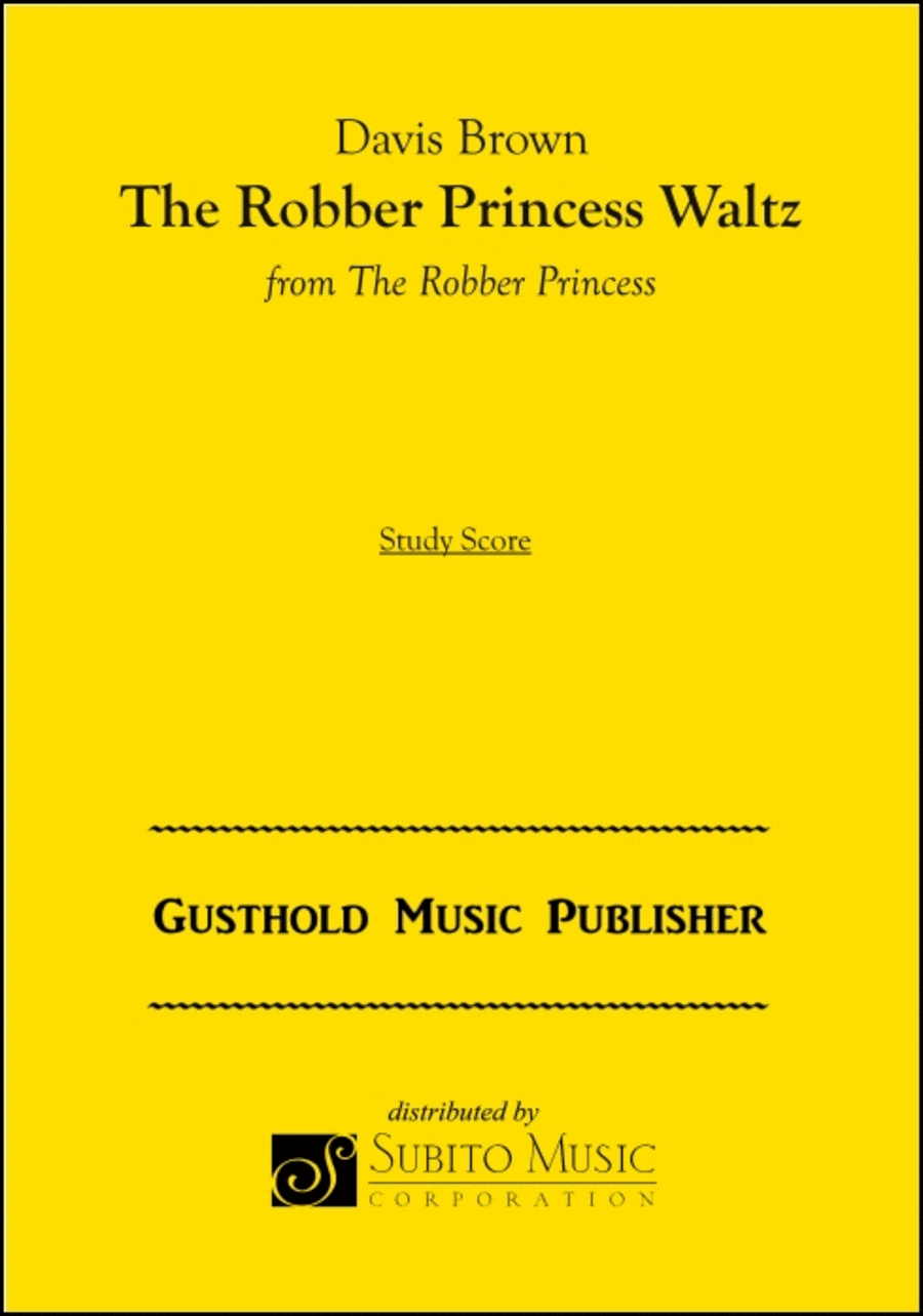Robber Princess Waltz Robber Princess Waltz Full Orchestra scores gallery preview page 1