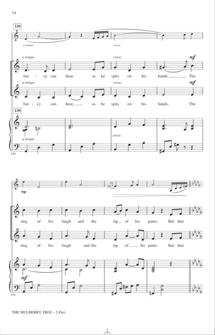 The Mulberry Tree 2-Part scores gallery preview page 12
