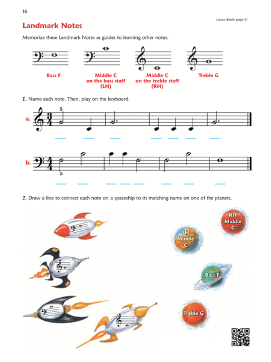 Premier Piano Course -- Notespeller Piano Method scores gallery preview page 3