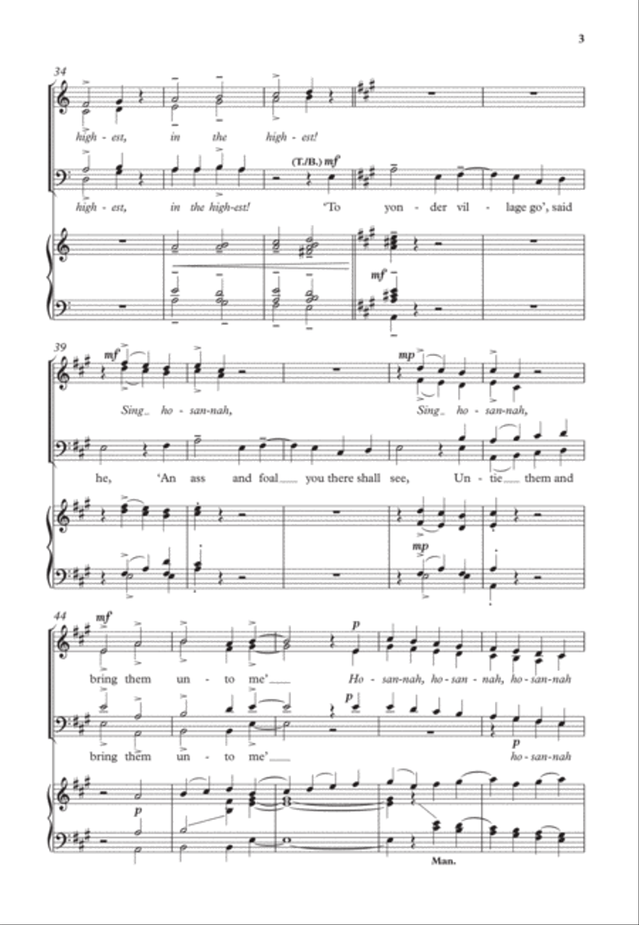 The Feast of Palms 4-Part scores gallery preview page 3