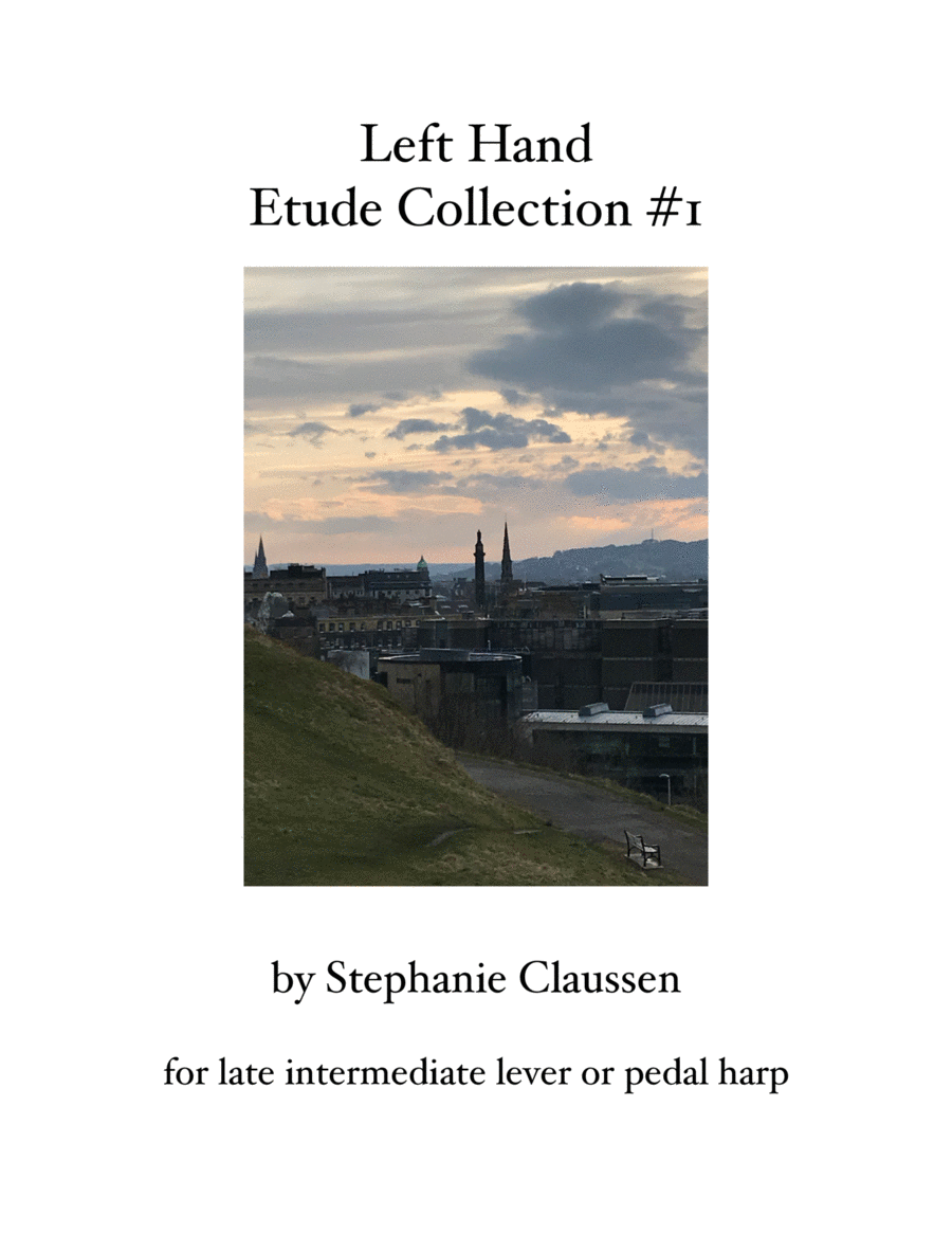 Left Hand Etude Collection #1 Harp scores gallery preview page 1