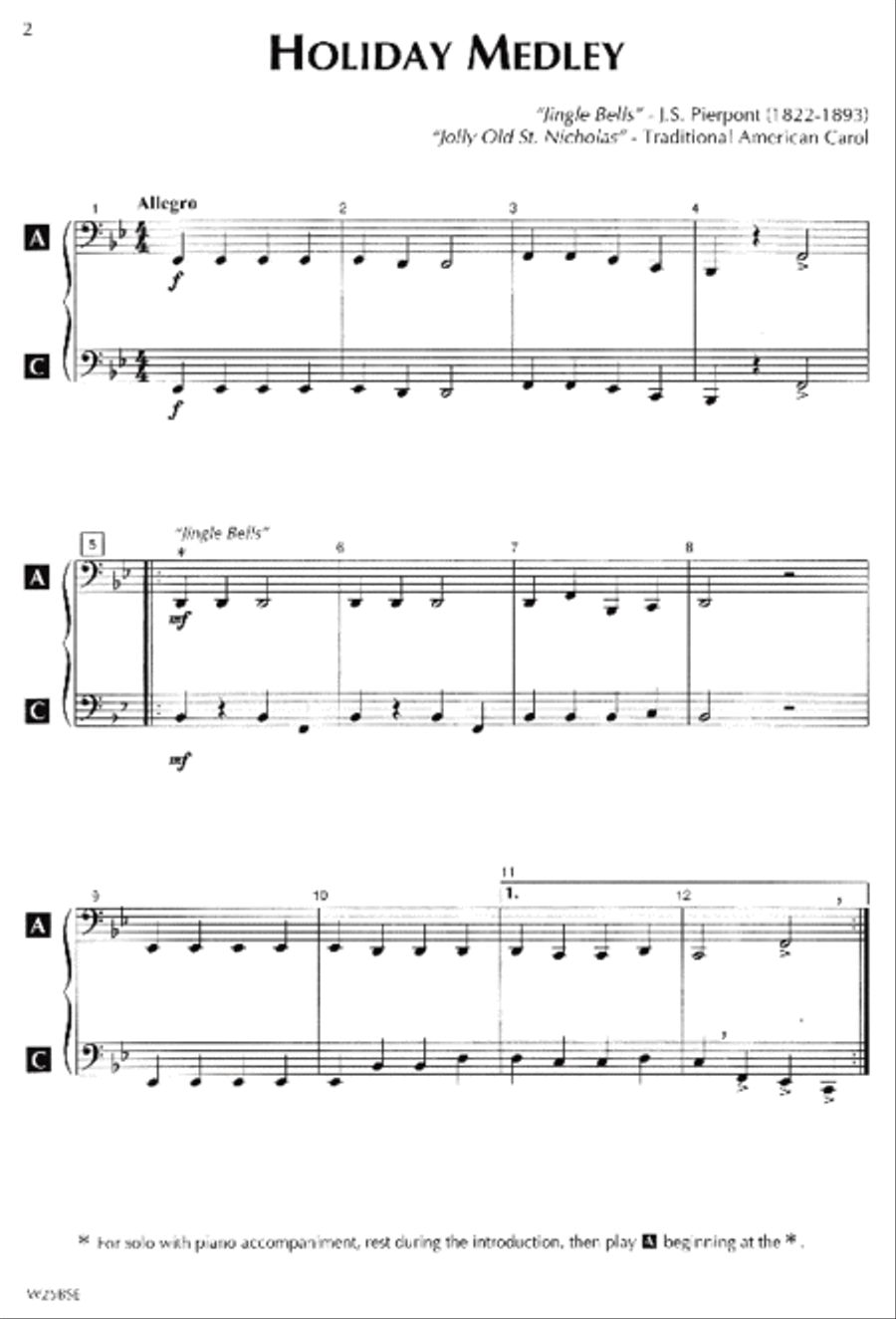Standard of Excellence: Sounds of the Season-Eb Tuba Concert Band Methods scores gallery preview page 2