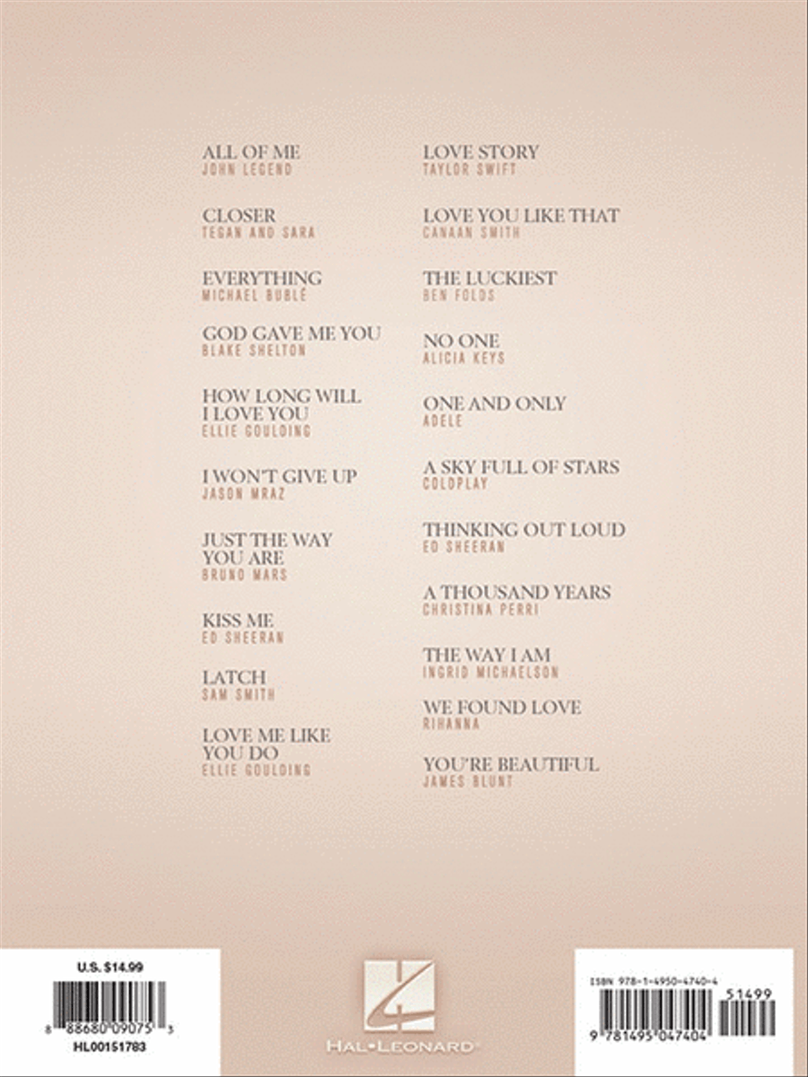 The Modern Wedding Collection Piano Solo scores gallery preview page 5