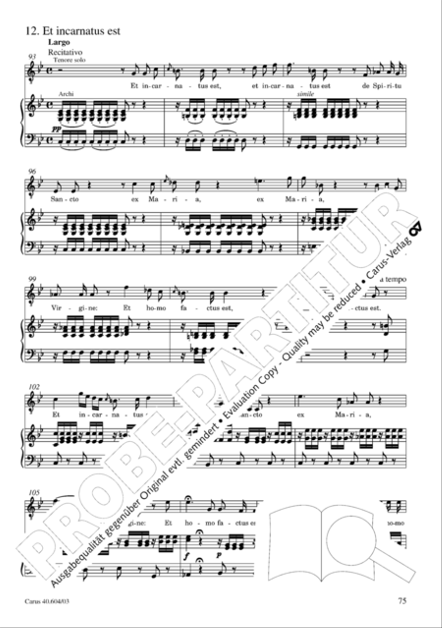 Grosse Mariazeller Messe in C 4-Part scores gallery preview page 84