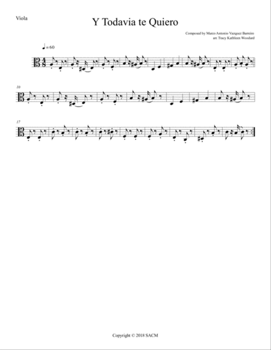 Y Todavia te Quiero string quartet String Quartet scores gallery preview page 2