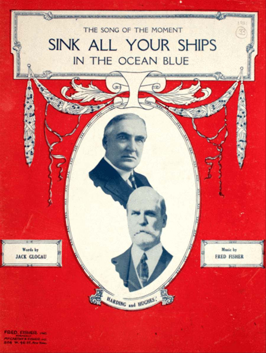 Sink All Your Ships in the Ocean Blue. The Song of the Moment Voice scores gallery preview page 1