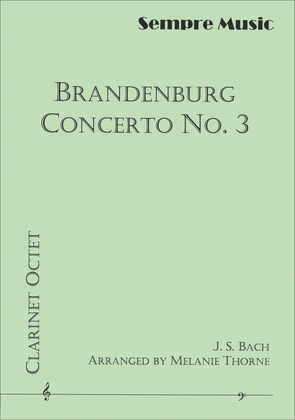 Brandenburg Concerto No. 3 - Clarinet Octet
