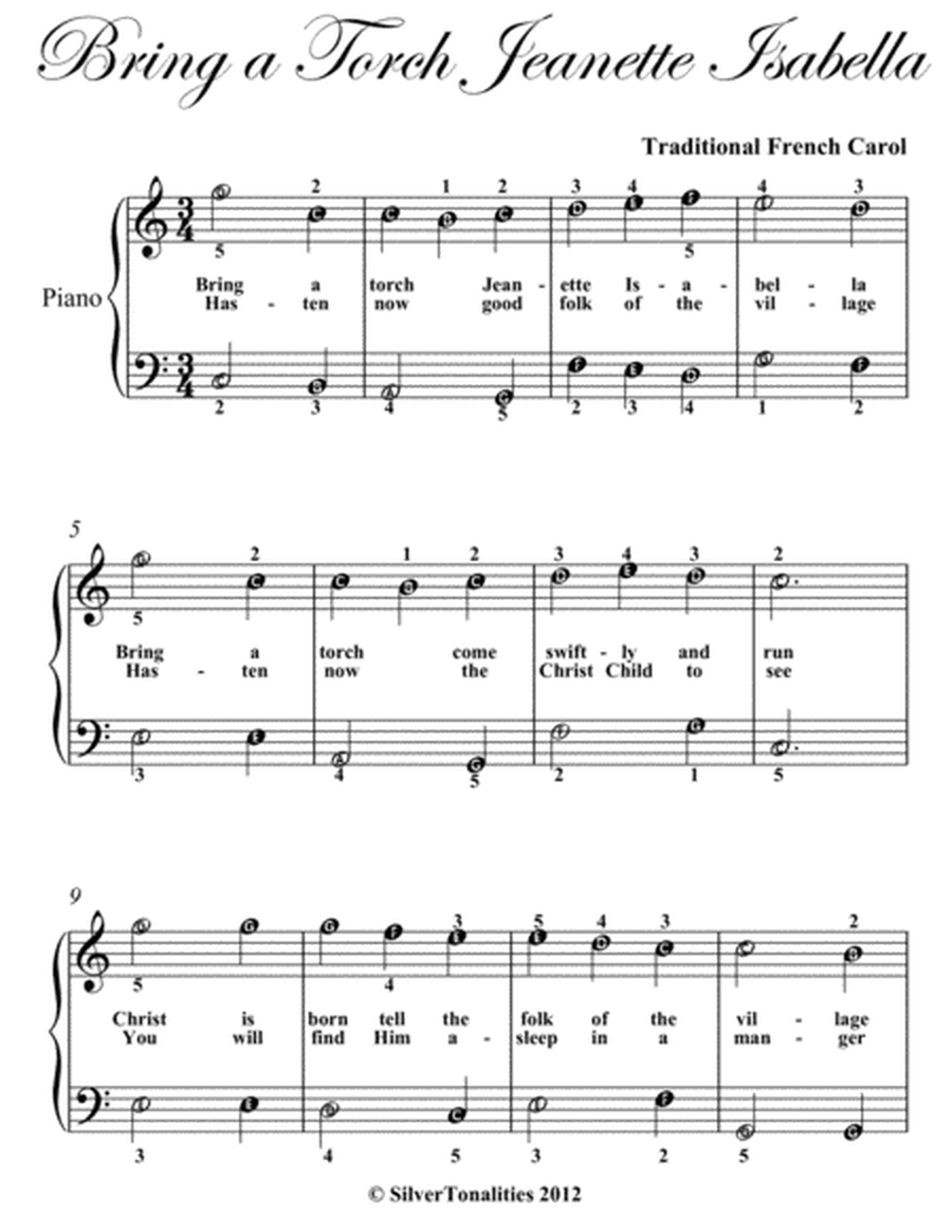 Christmas Treasures for Easy Piano Volume 1 Sheet Music
