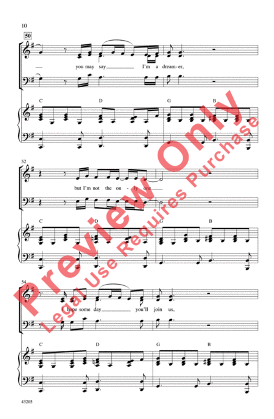 Imagine 3-Part scores gallery preview page 10