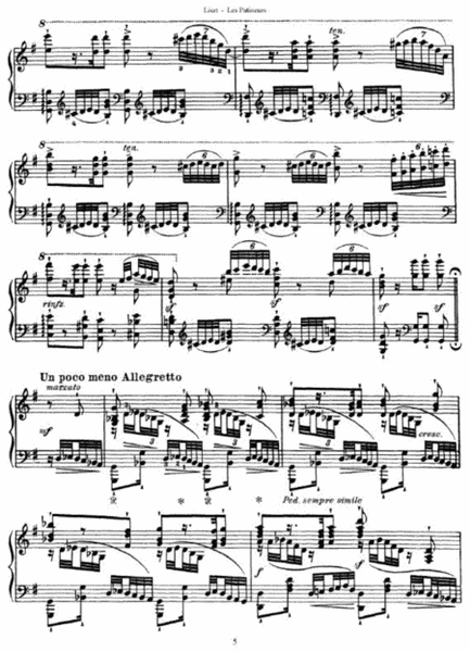 Franz Liszt - Les Patineurs Illustration Nr. 2 du Prophète (by Meyerbeer)