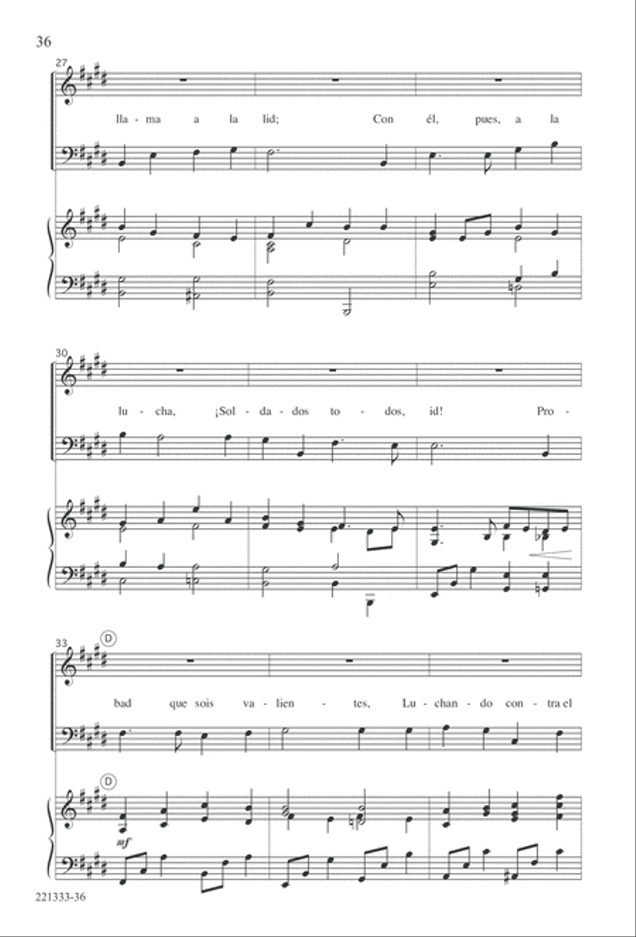 Siervos de Jesus Siervos de Jesus 4-Part scores gallery preview page 40