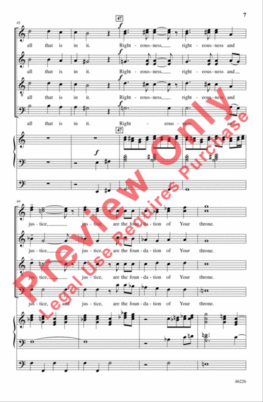Psalm and Alleluia 4-Part scores gallery preview page 7
