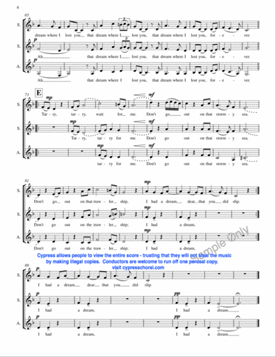 Tarry SSA scores gallery preview page 4
