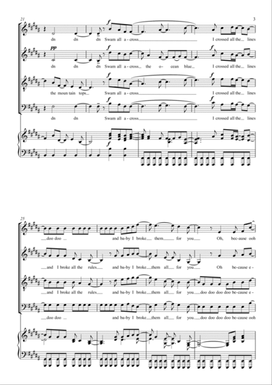 The Story 4-Part scores gallery preview page 3