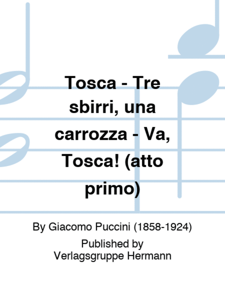 Tosca - Tre sbirri, una carrozza - Va, Tosca! (atto primo) Children's Choir scores gallery preview page 1