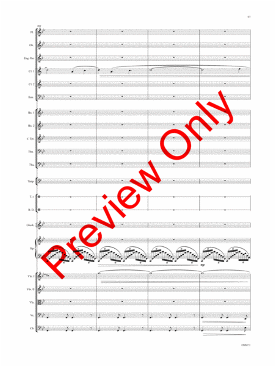 Anishinaabeg Rhapsody Orchestra scores gallery preview page 60