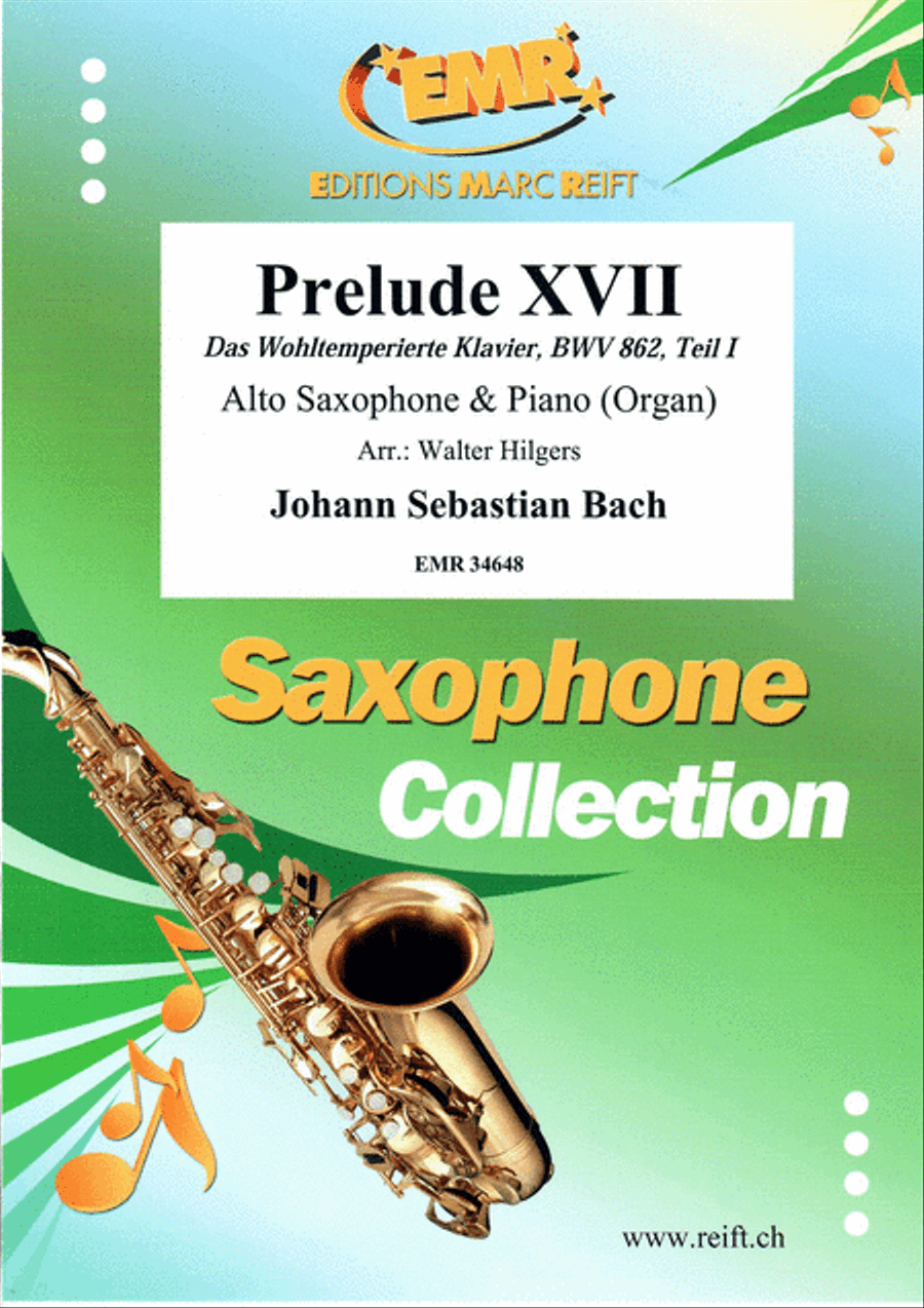 Prelude XVII Alto Saxophone scores gallery preview page 1