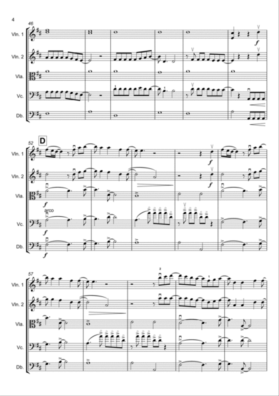 Anyone Anyone String Orchestra scores gallery preview page 4