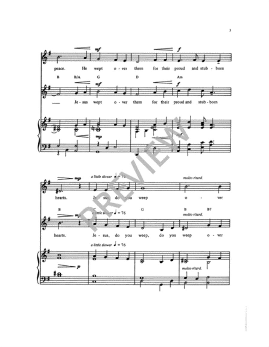 Jesus Wept Jesus Wept Piano scores gallery preview page 2