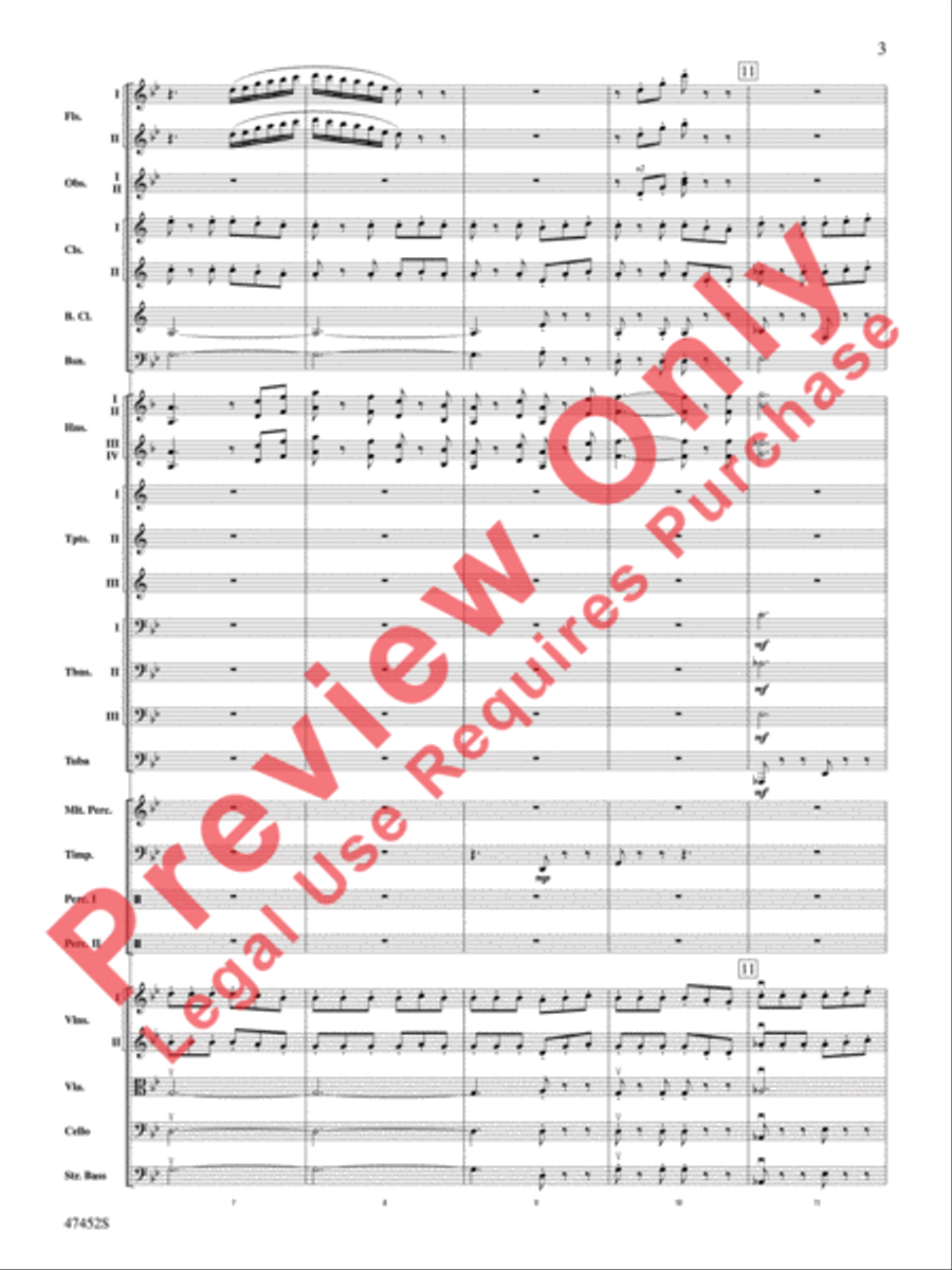 Fantastic Beasts: The Crimes of Grindelwald Full Orchestra scores gallery preview page 4
