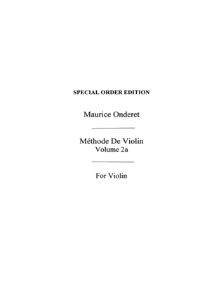 Book cover for Violin Method Book 2a