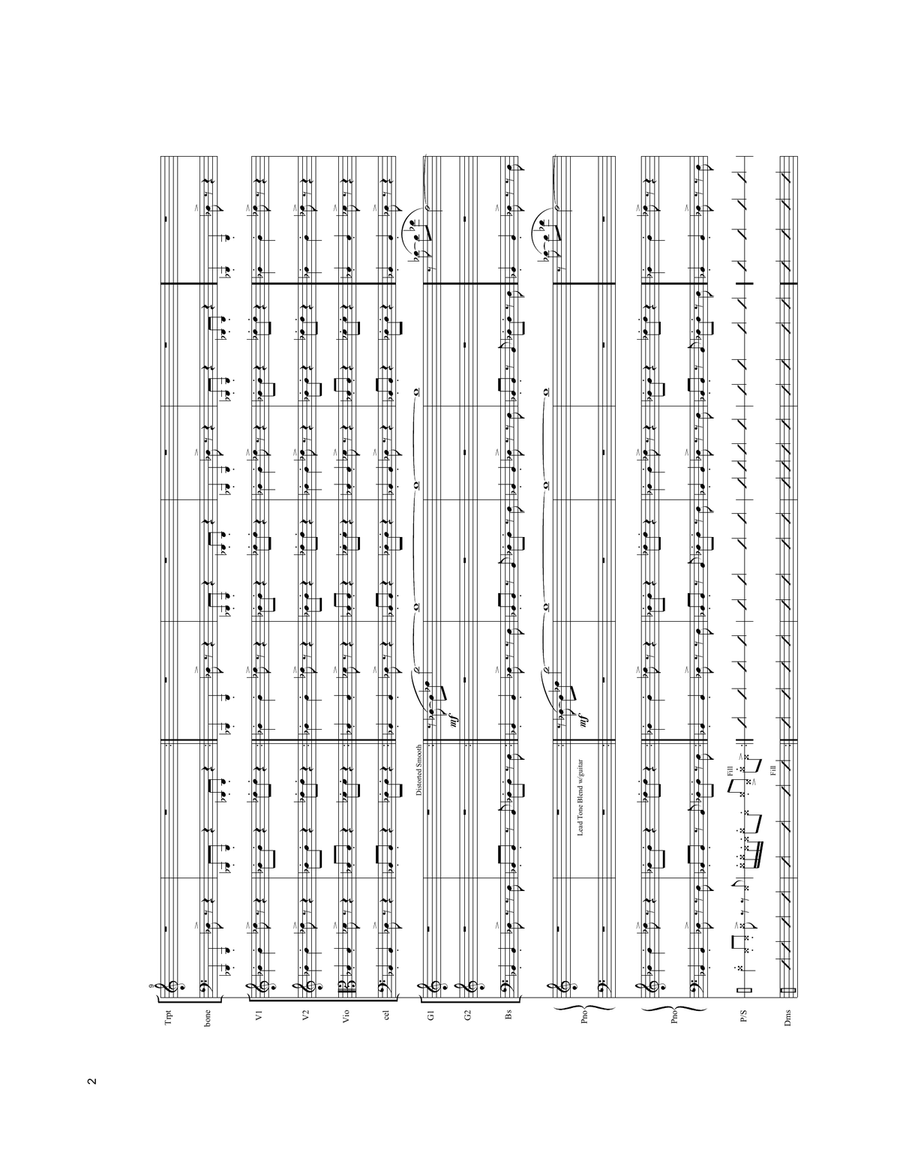 The Re-Taking of Pelham 123 3-Part scores gallery preview page 3