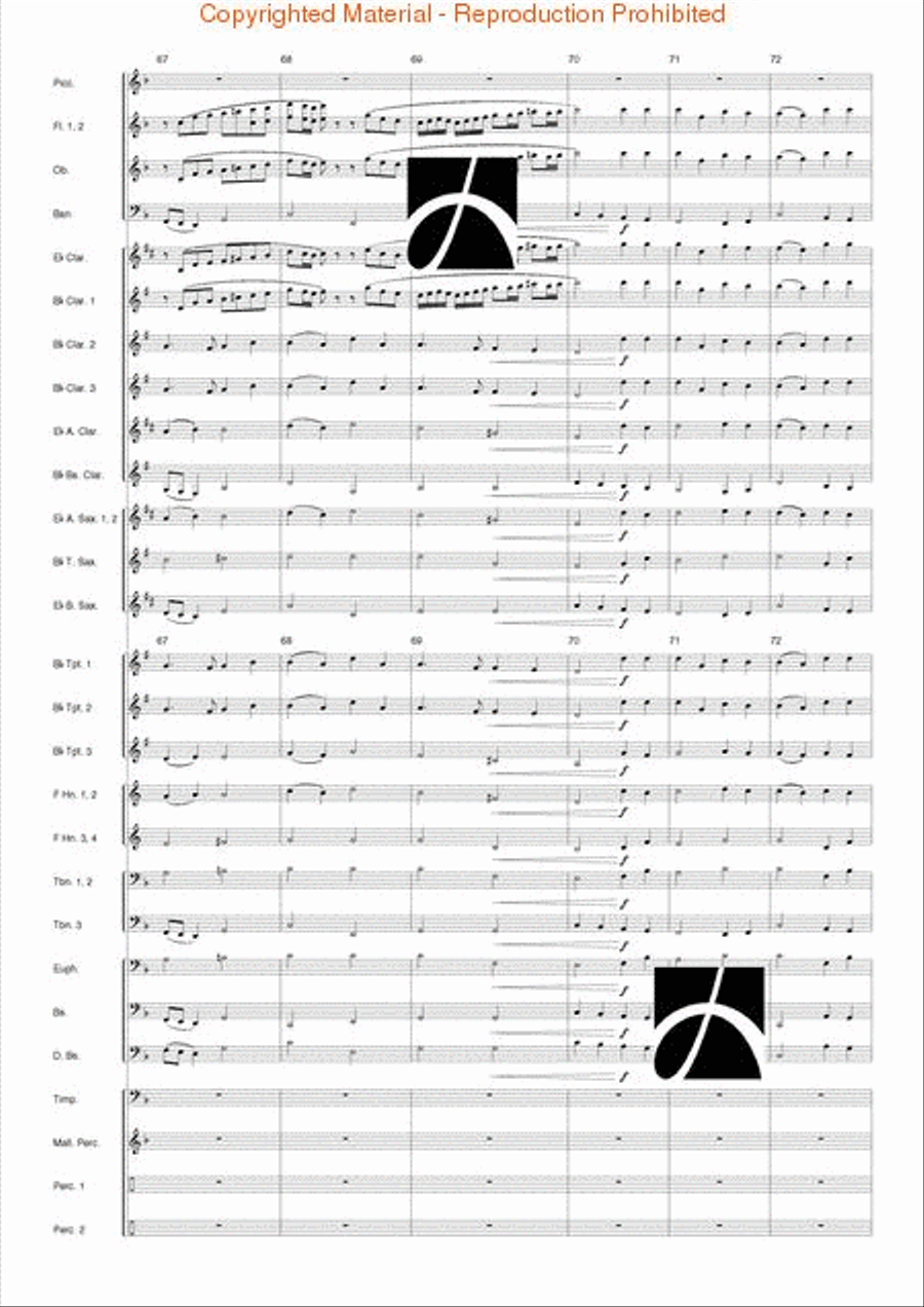 Triumph of the Skies Triumph of the Skies Concert Band scores gallery preview page 13