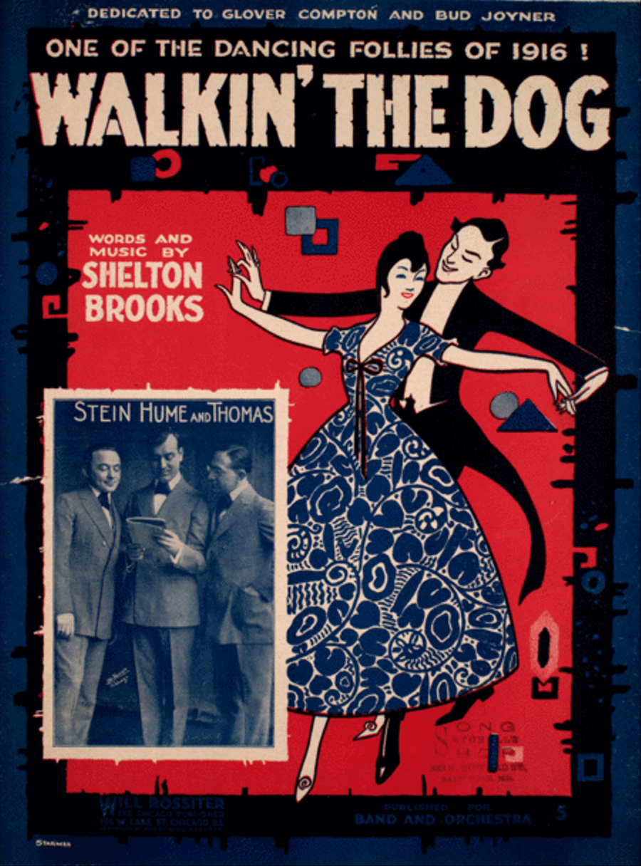 Walkin' the Dog (One of the Dancing Follies of 1916!) Voice scores gallery preview page 1