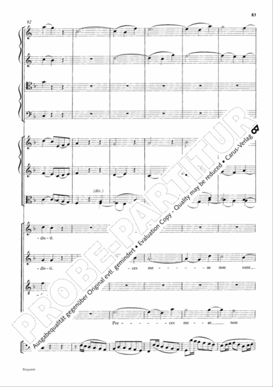 Requiem Requiem 4-Part scores gallery preview page 90