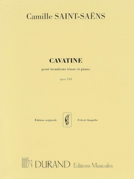Cavatine, Op. 144