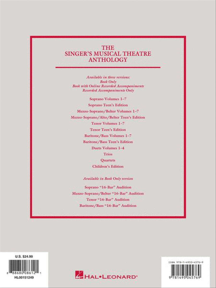 The Singer's Musical Theatre Anthology – Volume 6 Voice scores gallery preview page 5