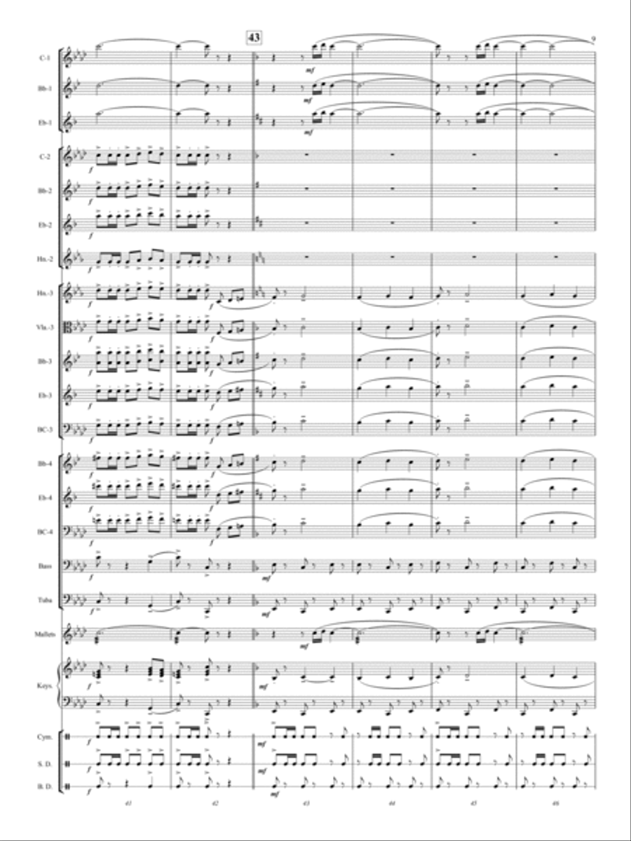 El Relicario Concert Band scores gallery preview page 8