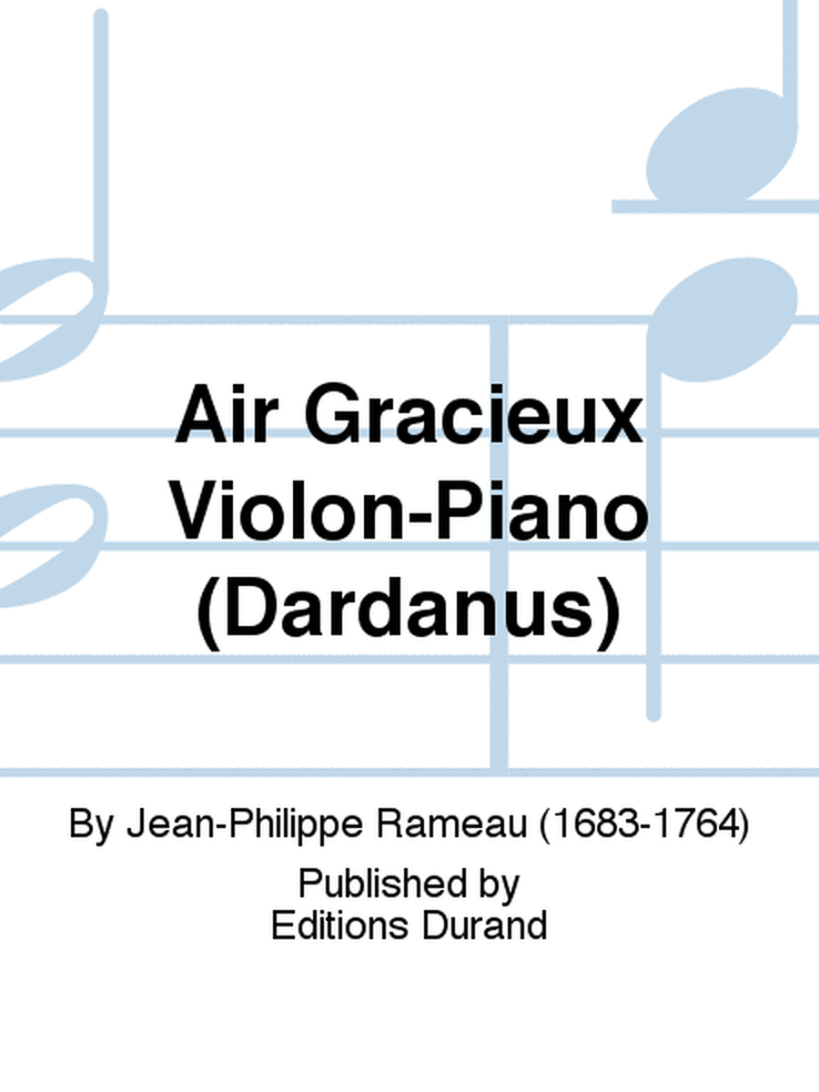 Air Gracieux Violon-Piano (Dardanus)