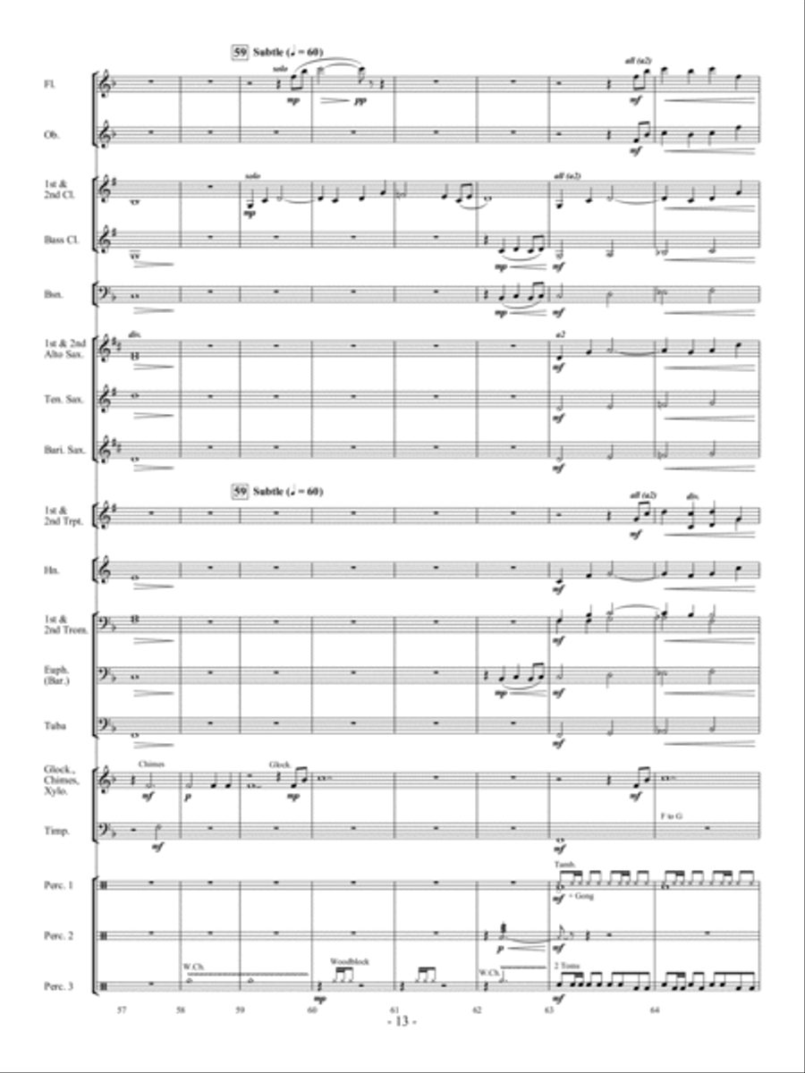 Zoom! Concert Band scores gallery preview page 12