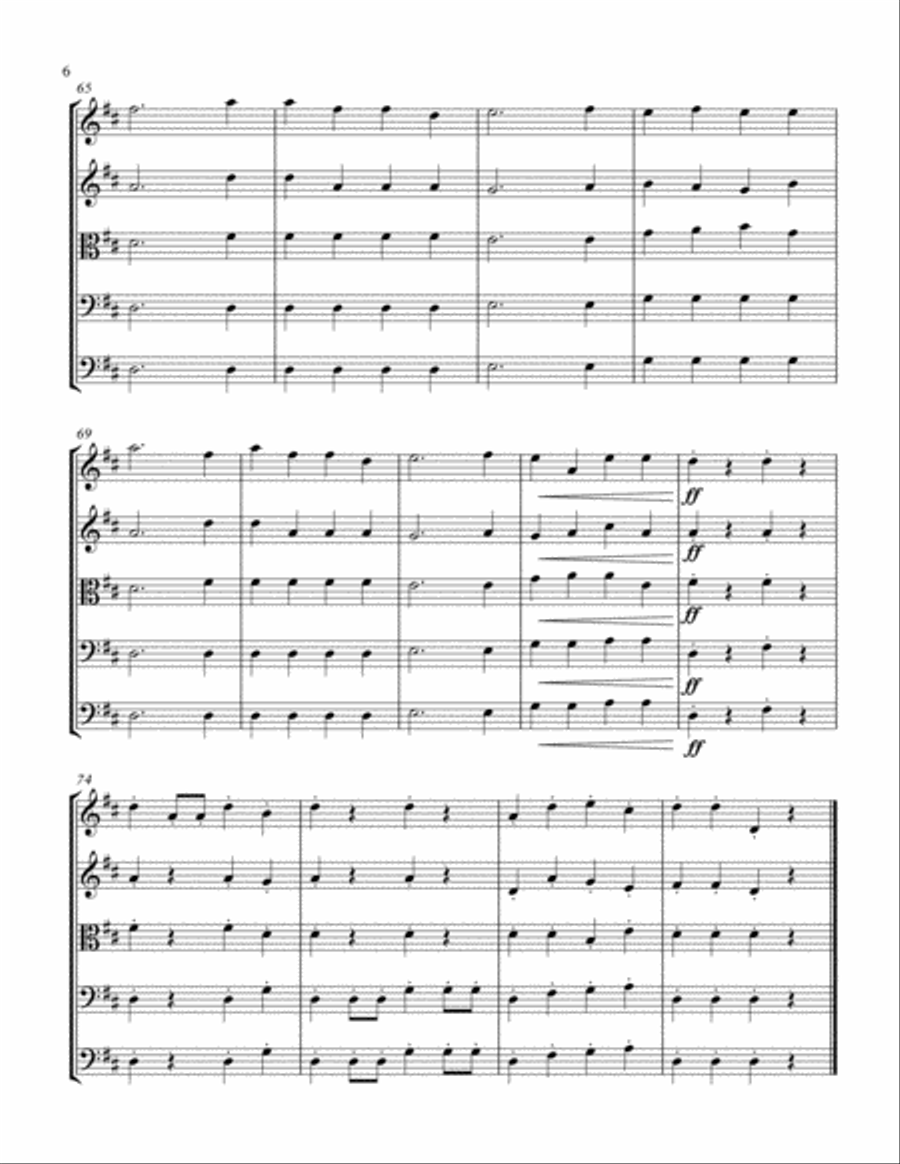 PUNCH (for Grade⅟₂ String Orchestra) String Orchestra scores gallery preview page 6