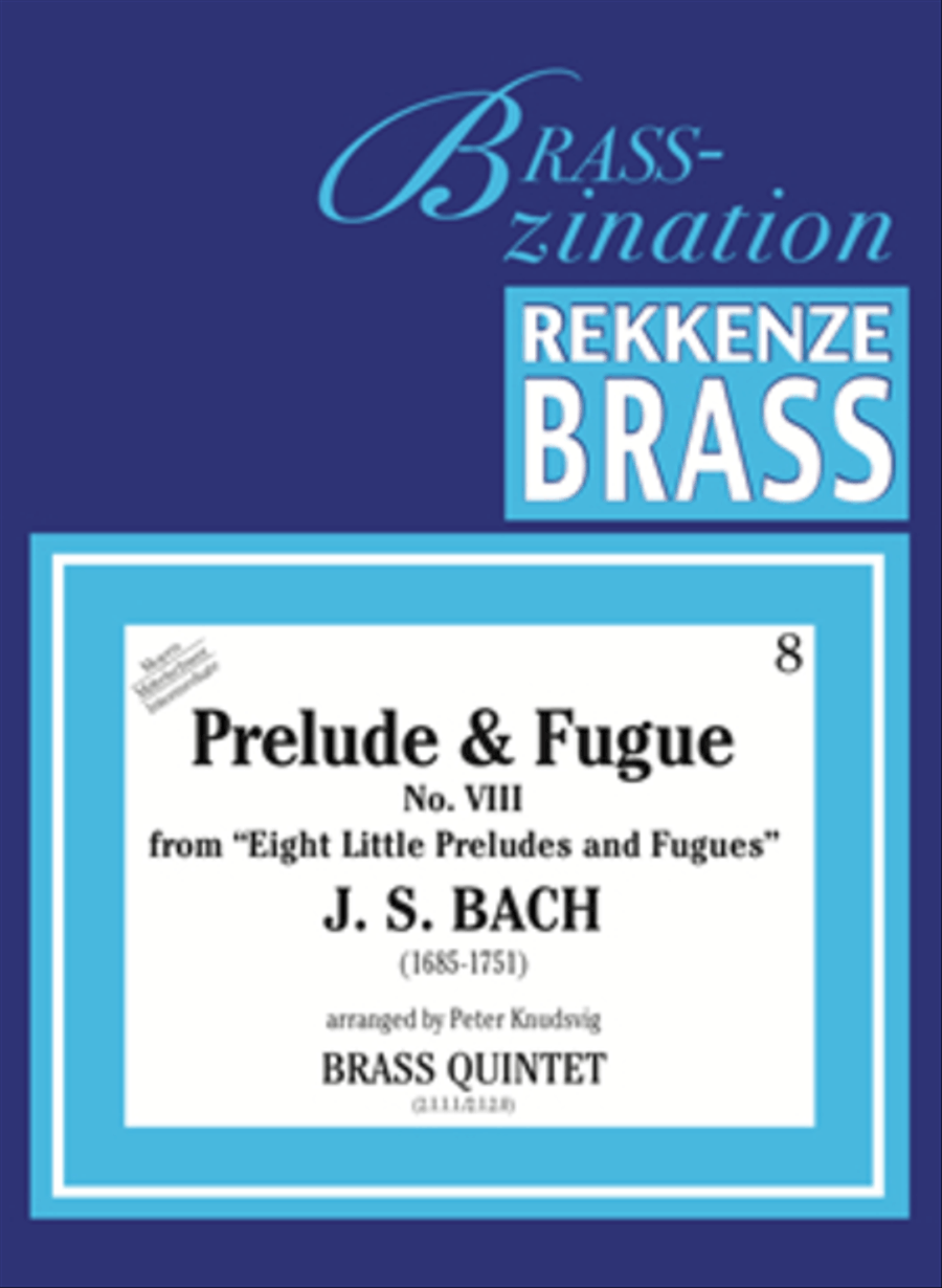 Prelude and Fugue VIII Brass Quintet scores gallery preview page 1