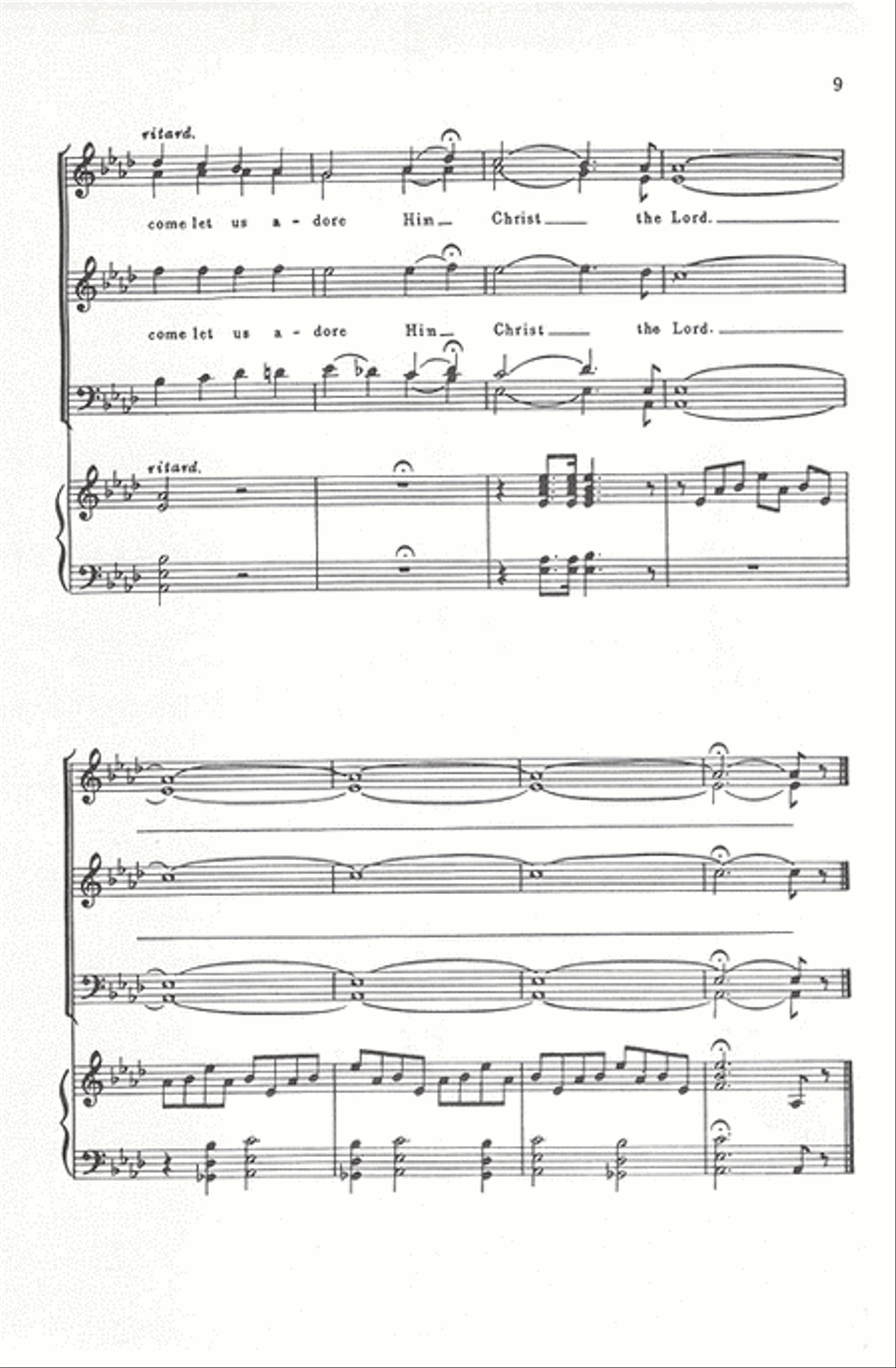 Come to Bethlehem Come to Bethlehem Divisi scores gallery preview page 9