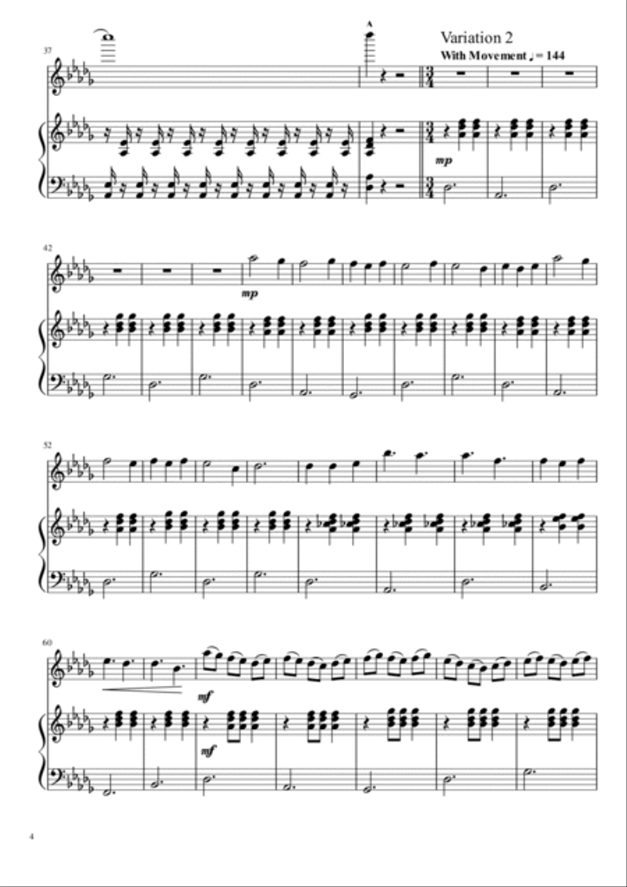 Variations on Claire de Lune by Debussy image number null