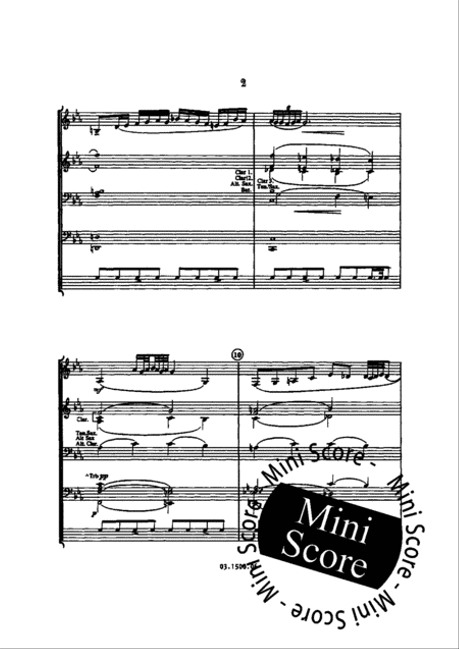 Air Nostalgique Fanfare Band scores gallery preview page 6