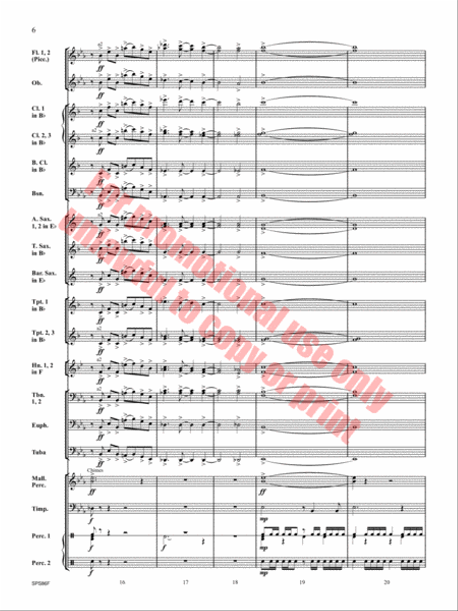 The Hornet's Nest Concert Band scores gallery preview page 7