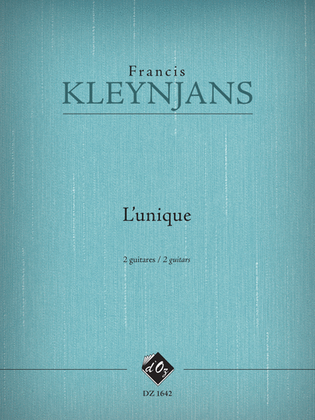 Book cover for L’unique, opus 270