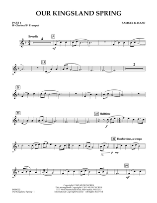 Our Kingsland Spring - Pt.1 - Bb Clarinet/Bb Trumpet