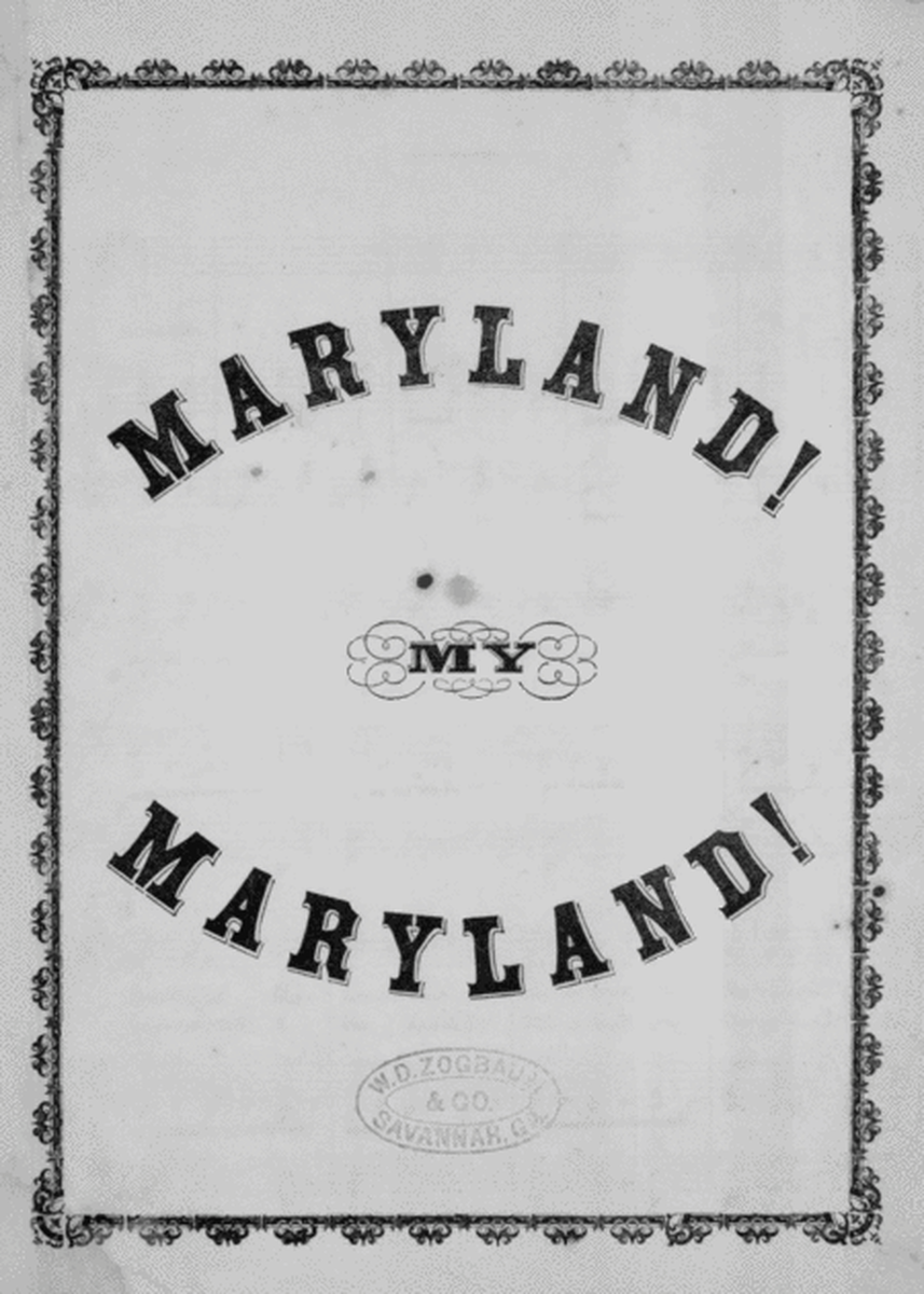 Maryland! My Maryland