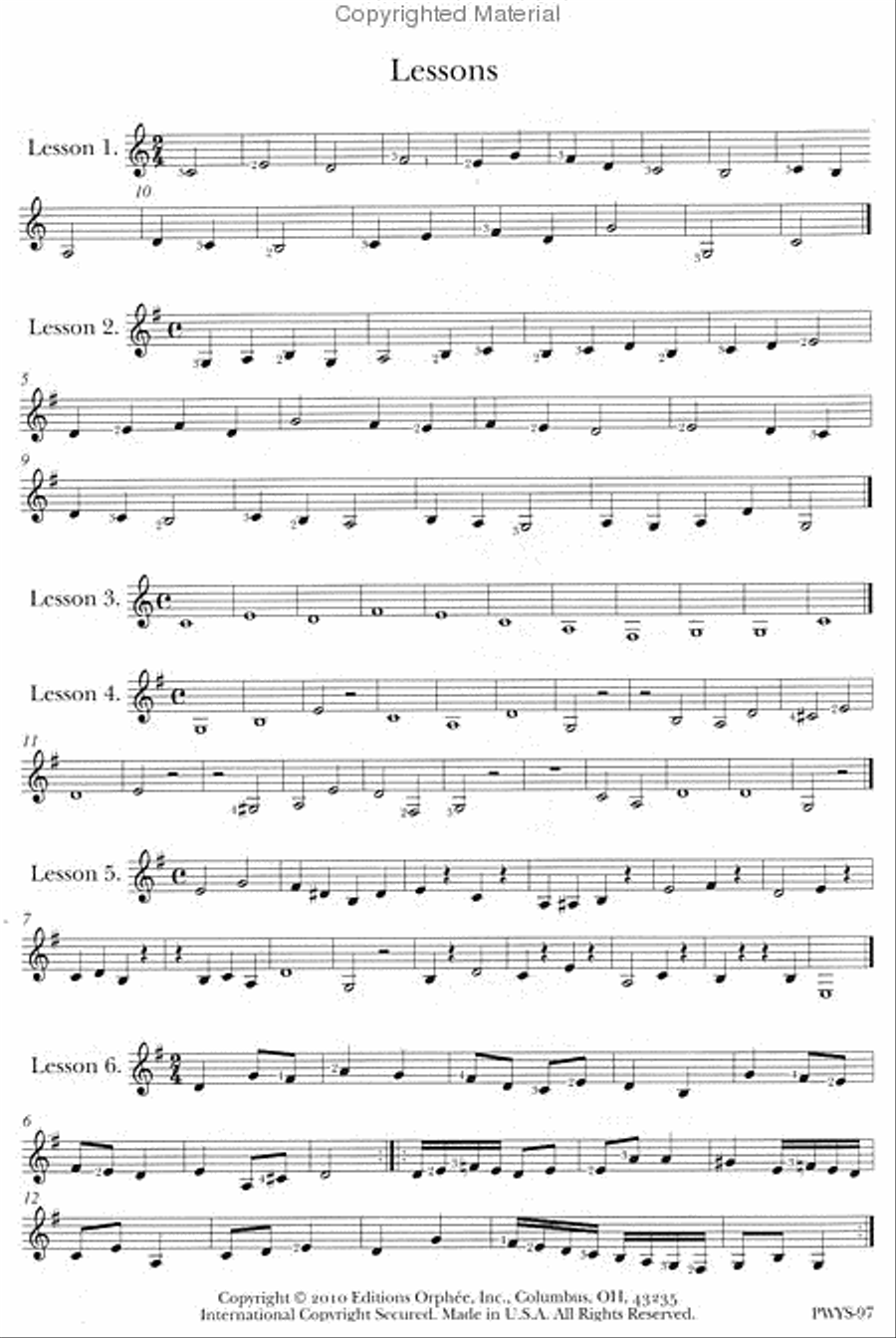 Lessons, Exercises and Etudes Chamber Music scores gallery preview page 2
