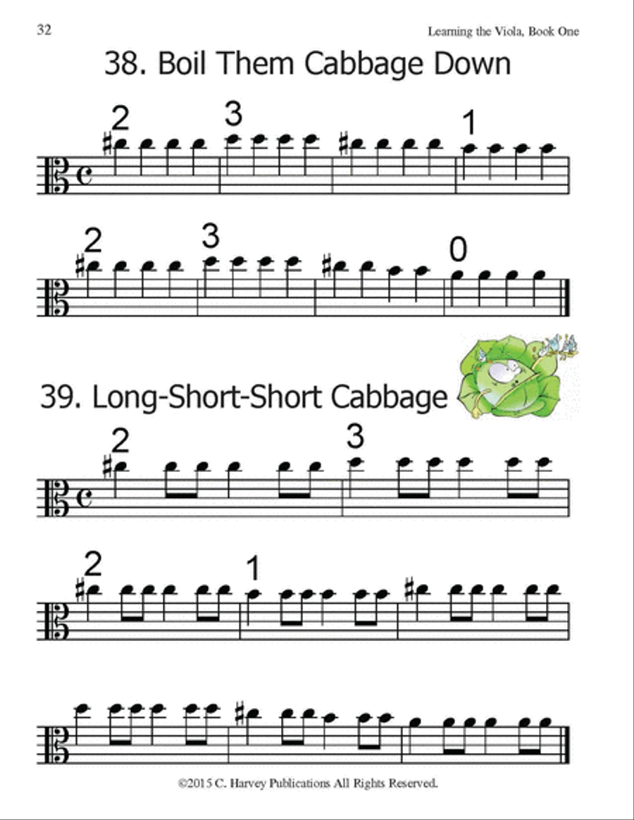 Learning the Viola, Book One Viola scores gallery preview page 3