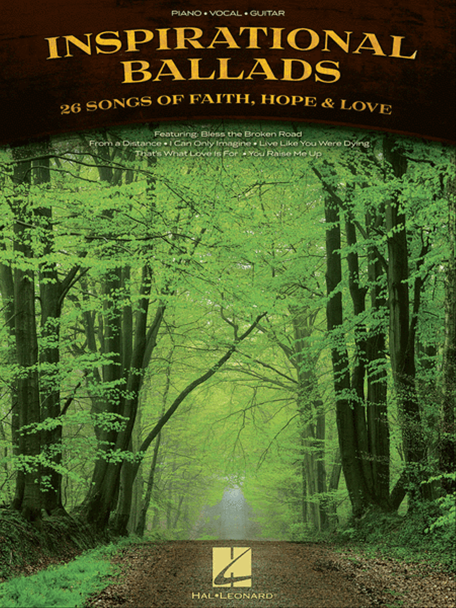 Inspirational Ballads Piano, Vocal, Guitar scores gallery preview page 1