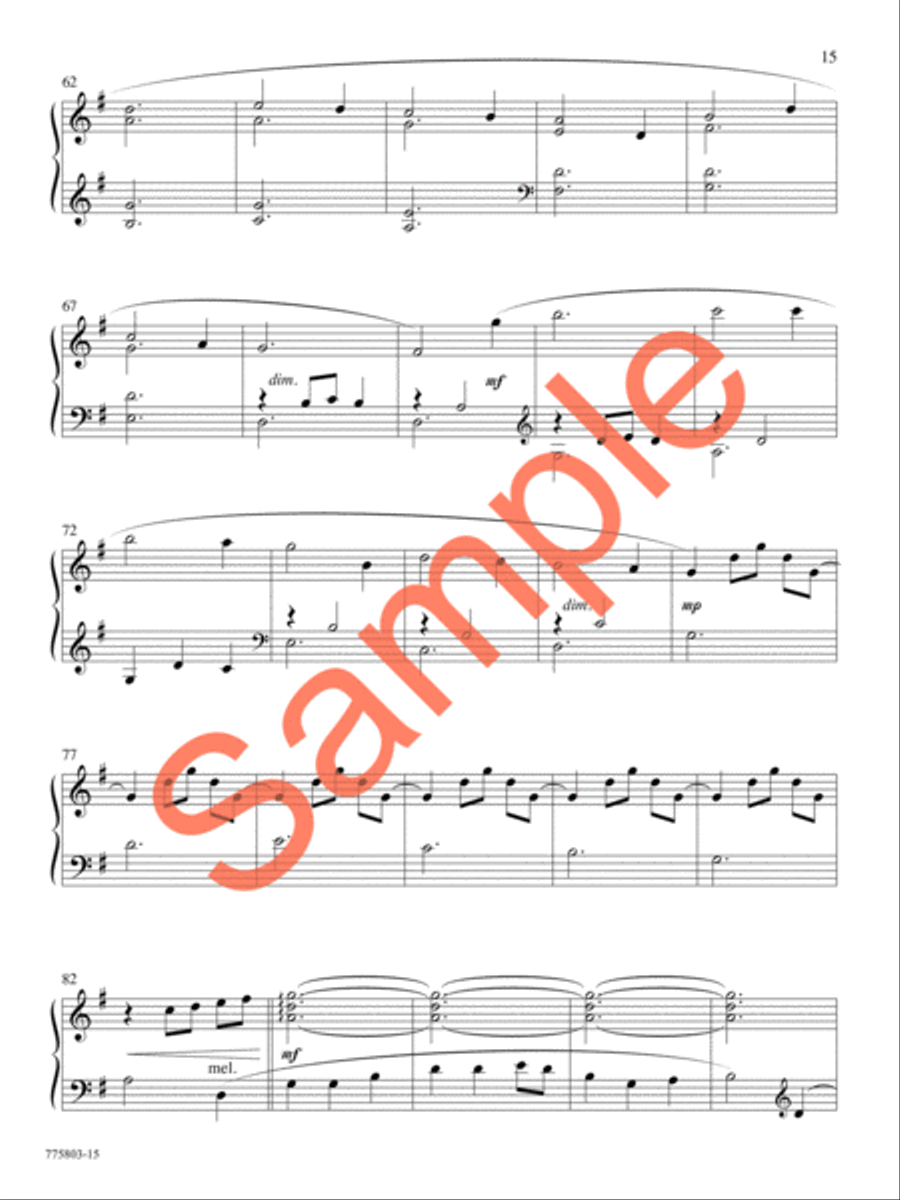 My Joy and My Rest Piano Solo scores gallery preview page 13