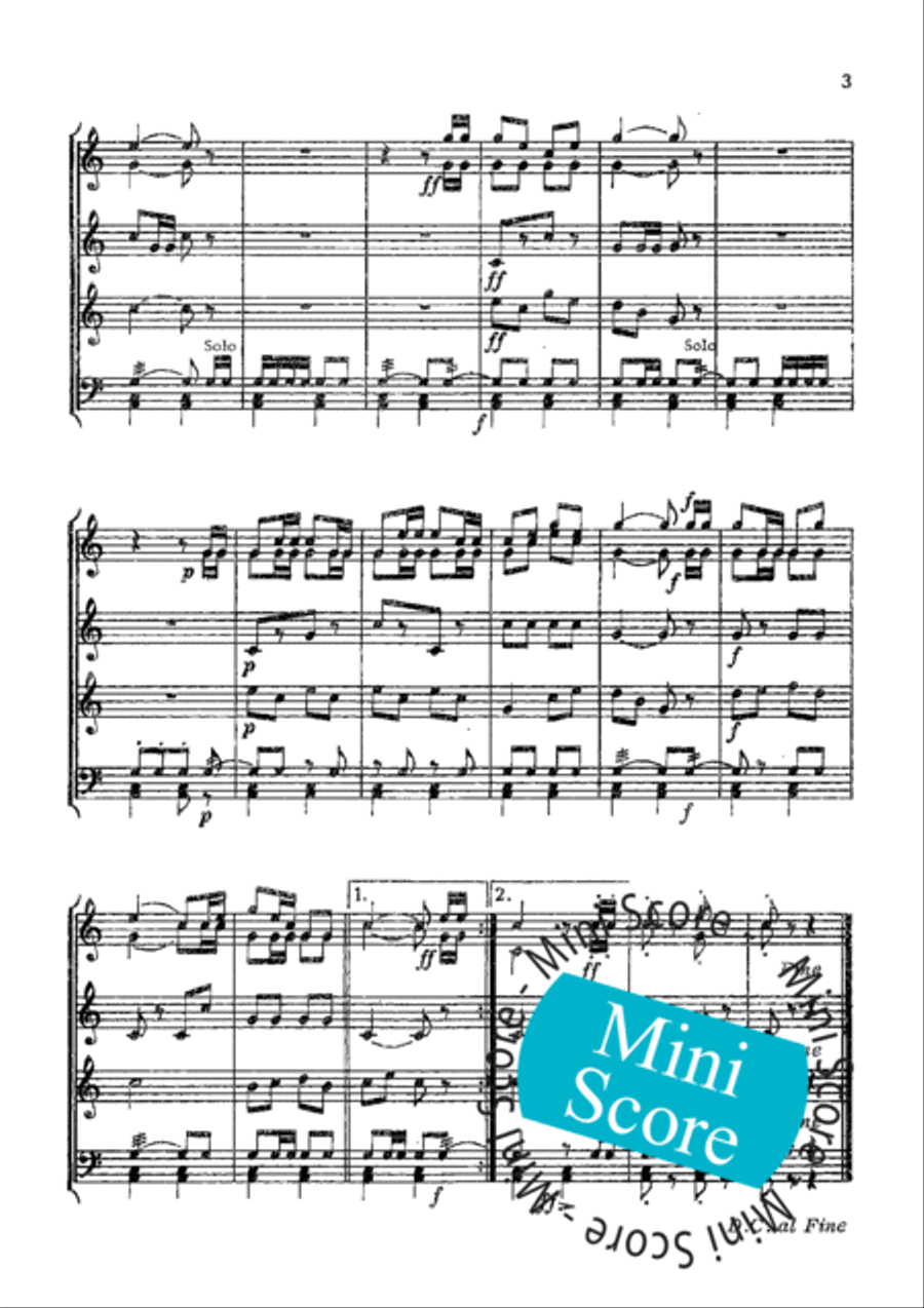 Parade Militair Percussion scores gallery preview page 5
