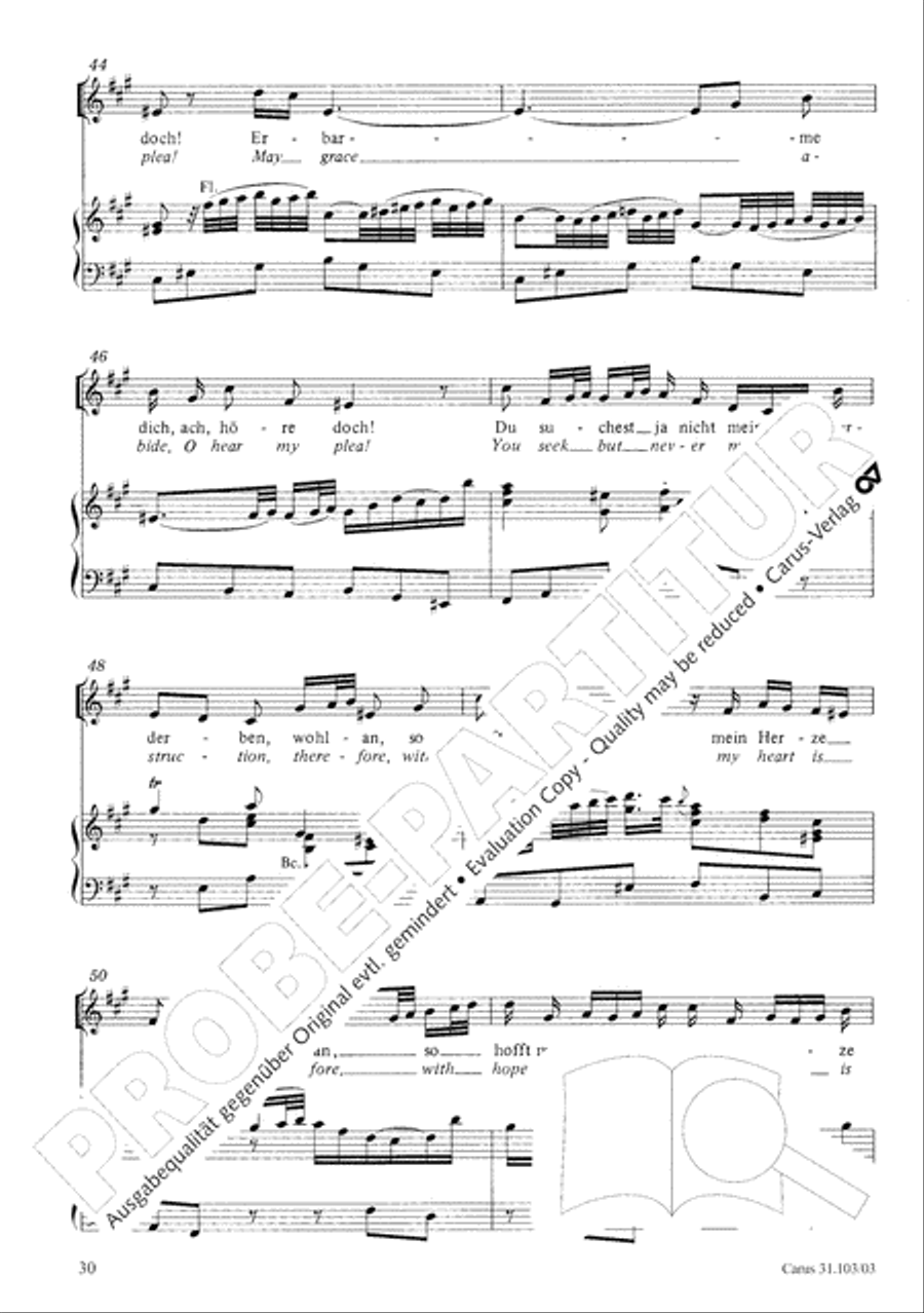 You shall be weeping and crying (Ihr werdet weinen und heulen) 4-Part scores gallery preview page 31